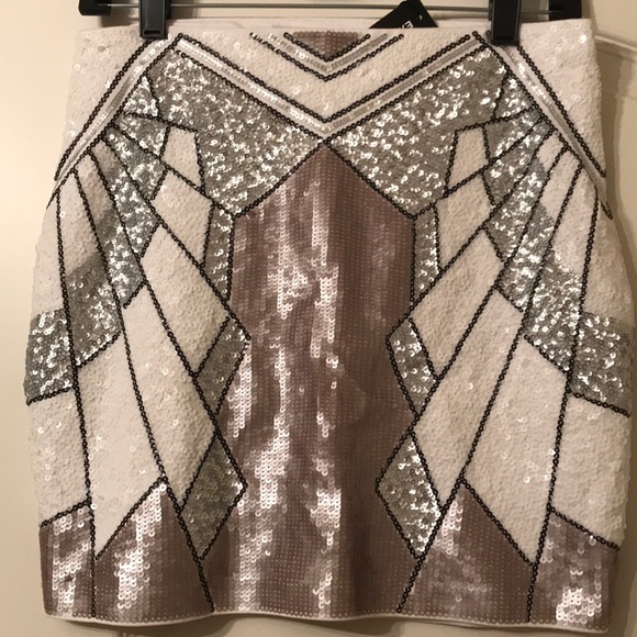 Express- sequin skirt - Picture 1 of 5